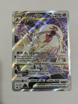 Pokemon Deoxys VSTAR GG46/GG70 Crown Zenith Galarian Gallery NM - Image 1
