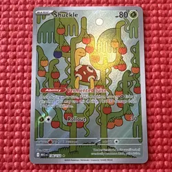 SHUCKLE Illustration Rare Holo 136/132 Pokemon Mega Evolution English NM/M - Image 1