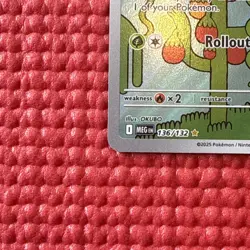SHUCKLE Illustration Rare Holo 136/132 Pokemon Mega Evolution English NM/M - Image 5
