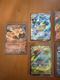 Pokemon TCG 151 Evolution Set of 6 Charizard ex 183/165 Blastoise ex 184/165 NM - Image 2