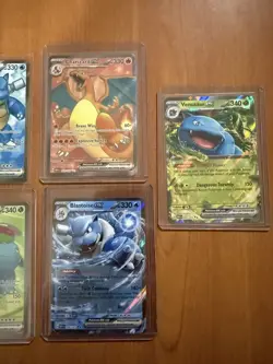 Pokemon TCG 151 Evolution Set of 6 Charizard ex 183/165 Blastoise ex 184/165 NM - Image 3