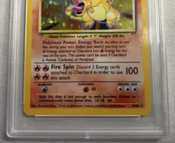 1999 Pokemon Game Charizard Base Set Hologram 4/102 PSA 9 Mint #24894818 - Image 3