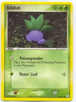 2x (pok-HL-068) Oddish (C) Pokemon EX Hidden Legends Card # 68 - Image 1