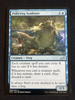 1x Pollywog Symbiote (063) Ikoria: Lair of Behemoths NM MTG Magic x1 MKE - Image 1