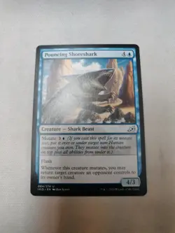 1x Pouncing Shoreshark (064) Ikoria: Lair of Behemoths Mtg 1 IKO Magic x1 ?? - Image 1