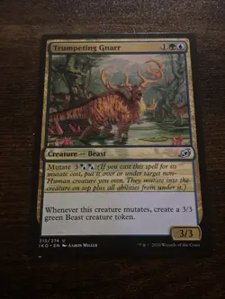 Trumpeting Gnarr 213/274 Ikoria Magic The Gathering MTG D4794* - Image 1