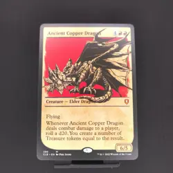 Ancient Copper Dragon 396 Showcase Battle for Baldur's Gate CLB MTG Magic - Image 1