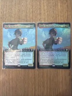 Lot 2x Toph, Hardheaded Teacher (Extended Art) - Avatar: The Last Airbender Foil - Image 1