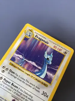 Shadowless Dragonair 18/102 Rare Base Set Pokemon Card Collectible - Image 3