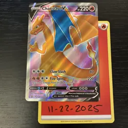 CHARIZARD V SWSH050 Black Star Promo - Champions Path ETB Pokemon TCG - MINT - Image 1