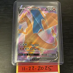 CHARIZARD V SWSH050 Black Star Promo - Champions Path ETB Pokemon TCG - MINT - Image 3