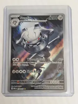 Pokemon TCG Illustration Rare Steelix #150/132 Mega Evolution - Image 3