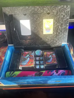 Opened Pokemon TCG Mega Charizard X ex Ultra-Premium Collection UPC Accessories - Image 2