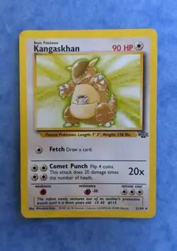 Pokemon TCG Jungle 1st Edition Kangaskhan 5/64 Wizards 1999 - Image 1