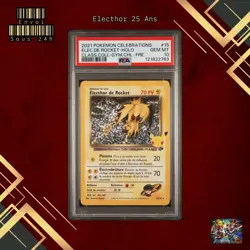 🇫🇷 ELECTHOR ROCKET PSA 10 - 25 ANS CELEBRATIONS 15/132 EB FR Carte Pokemon🇫🇷 - Image 1