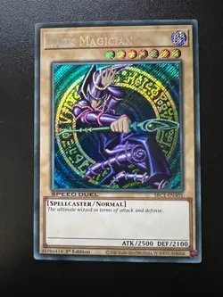 Dark Magician SBC1-ENA01 Secret Rare Near Mint Yugioh - Image 1