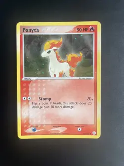Pokemon TCG Ponyta Ex FireRed & LeafGreen Set Card 76/112 Reverse Holo NM - Image 1