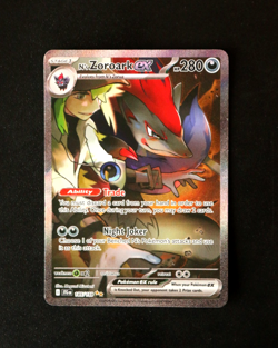 Pokemon Card TCG - N's Zoroark EX 185/159 - Journey Together - SIR - LP ⭐⭐ - Image 1