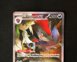 Pokemon Card TCG - N's Zoroark EX 185/159 - Journey Together - SIR - LP ⭐⭐ - Image 2