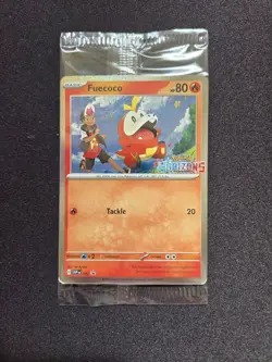Fuecoco 192 Horizons Surging Sparks - Stamped Sealed Pokemon Promo Card 2024 - Image 1