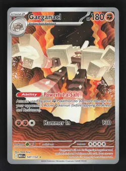 Garganacl 147/132 - Mega Evolution - Illustration Rare IR - Pokemon TCG Card NM - Image 1