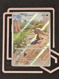102/094 Paldean Wooper Illustration Rare Card Phantasmal Flames Pokemon - Image 1