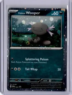 MINT Paldean Wooper SVP 041 Cosmos Holo Promo Pokemon Card - Image 2