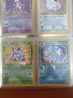 Pokemon 1990s TCG Collection Vintage Wizards Binder Rare Holo Base Set Cards Uk - Image 4