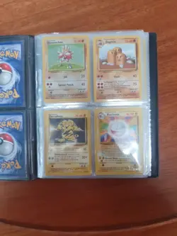 Pokemon 1990s TCG Collection Vintage Wizards Binder Rare Holo Base Set Cards Uk - Image 5