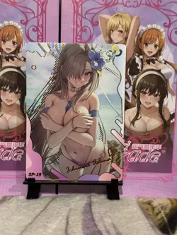 GODDESS STORY GENKI PARADE SP-19 ICHINOSE ASUNA BLUE ARCHIVE ANIME WAIFU CARD - Image 1