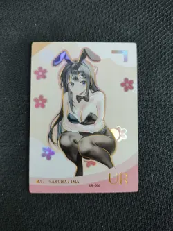 UR-006 Mai Sakurajima Goddess Story of Power Holo Anime Waifu Card - Image 1