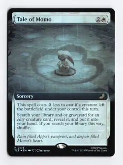 Tale of Momo Extended Art 167 FOIL Rare MTG TLE Avatar Eternal Legal PACK FRESH - Image 1