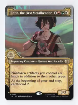 Toph, the First Metalbender Showcase 353 Rare - MTG TLA Avatar PACK FRESH - Image 1