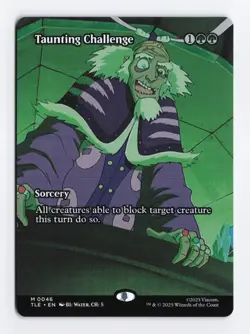 Taunting Challenge Borderless #46 Mythic - MTG TLE Avatar Eternal Legal - Image 1