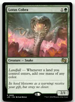 Lotus Cobra #685 (NM) Foundations Jumpstart J25 Magic MTG pack fresh - Image 1