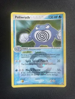 Poliwrath 11/112 - EX Fire Red & Leaf Green - REVERSE HOLO RARE - Pokemon NM - Image 1