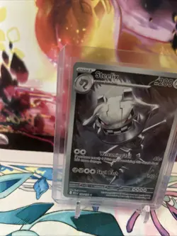 ✨Pokemon TCG Steelix 150/132 Mega Evolution Illustration Rare Near Mint ✨ - Image 4