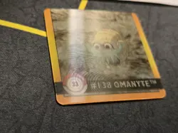 Artbox Pokemon Action Flipz Premier Edition #33 (Omanyte & Omastar) LP*** - Image 2