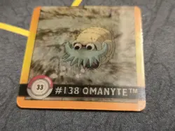 Artbox Pokemon Action Flipz Premier Edition #33 (Omanyte & Omastar) LP*** - Image 3