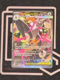 128/094 Mega Lopunny ex Special Illustration Rare SIR Phantasmal Flames Pokemon - Image 1