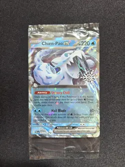 Pokemon - Chien-Pao EX 061/193 - Snowflake Stamp Promo Holiday SEALED - NM/MT - Image 1