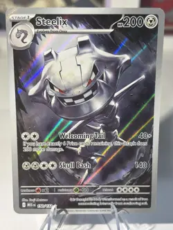Pokemon 2025 Mega Evolution Steelix 150/132 Illustration Rare Near Mint - Image 1