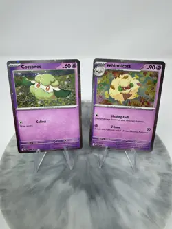 Pokemon Whimsicott 019 Phantasmal Flames Black Star PROMO With Coin Rare Hot New - Image 5