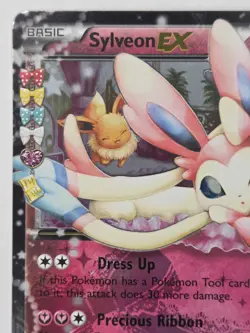 2016 Pokemon TCG Sylveon EX #RC21/RC32 Generations Holo Full Art LP Eeveelution - Image 3