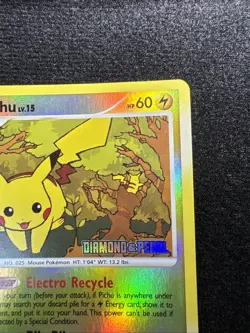 Pokemon TCG Pikachu (Diamond & Pearl) Burger King Promo Reverse Holo #94 NM - Image 5