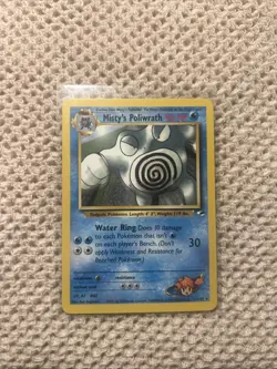 2000 Pokemon Misty's Poliwrath 031/132 Gym Heroes Regular - Image 1
