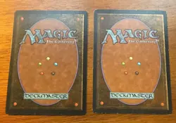 Savannah Lions MTG Magic the Gathering Revised 3rd Edition MP 1994 2x lot - Image 2