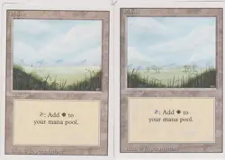 20 x REVISED ED. BASIC PLAINS LAND NEVER PLAYED MTG MAGIC N-MINT ALL THREE VARIA - Image 2