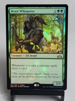 Magic The Gathering - Media Promo - Beast Whisperer - FOIL - LP - Image 1