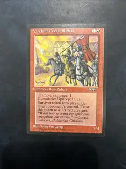 MTG Varchild’s War-Riders Alliances magic Excellent Condition - Image 1